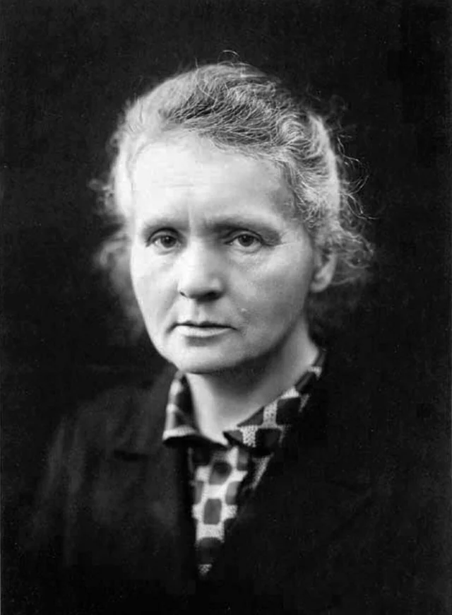 Portrait de Marie Curie vers 1920.